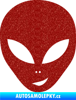 Samolepka UFO 003 pravá Ultra Metalic červená