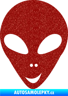 Samolepka UFO 004 levá Ultra Metalic červená