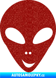 Samolepka UFO 004 pravá Ultra Metalic červená