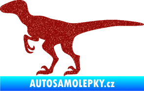 Samolepka Velociraptor 001 levá Ultra Metalic červená