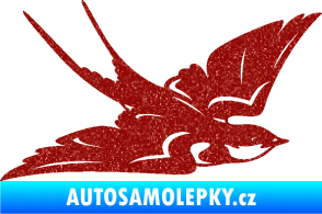 Samolepka Vlaštovka 002 pravá Ultra Metalic červená