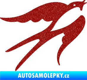 Samolepka Vlaštovka 003 pravá Ultra Metalic červená