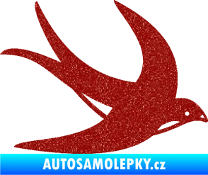 Samolepka Vlaštovka 004 pravá Ultra Metalic červená