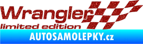 Samolepka Wrangler limited edition pravá Ultra Metalic červená