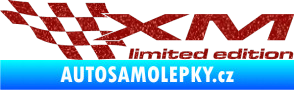 Samolepka Xm limited edition levá Ultra Metalic červená