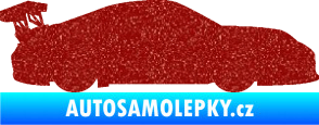 Samolepka Závodní auto 001 pravá Ultra Metalic červená