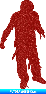 Samolepka Zombie 001 pravá Ultra Metalic červená