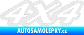 Samolepka 4x4 varianta 007 Ultra Metalic bílá