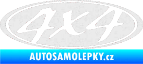 Samolepka 4x4 varianta 008 Ultra Metalic bílá