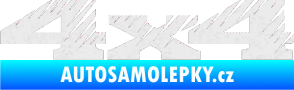 Samolepka 4x4 varianta 012 Ultra Metalic bílá