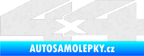 Samolepka 4x4 varianta 018 Ultra Metalic bílá