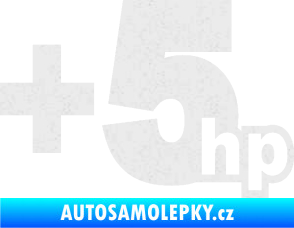 Samolepka + 5hp 003 Ultra Metalic bílá