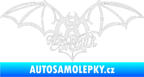 Samolepka Aerosmith 001 Ultra Metalic bílá