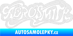 Samolepka Aerosmith 003 Ultra Metalic bílá