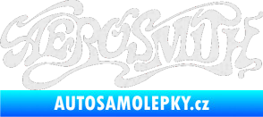 Samolepka Aerosmith 004 Ultra Metalic bílá