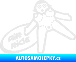 Samolepka Air ride jízda Ultra Metalic bílá