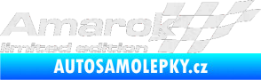 Samolepka Amarok limited edition pravá Ultra Metalic bílá