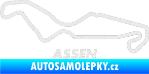 Samolepka Okruh Assen Ultra Metalic bílá