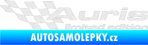 Samolepka Auris limited edition levá Ultra Metalic bílá