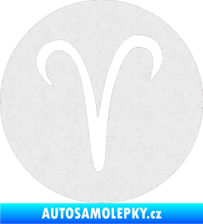 Samolepka Beran zvěrokruh 001 - horoskop Ultra Metalic bílá