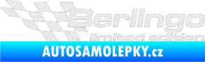 Samolepka Berlingo limited edition levá Ultra Metalic bílá