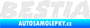 Samolepka Bestia Ultra Metalic bílá