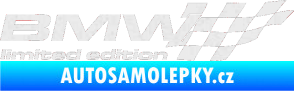Samolepka BMW limited edition pravá Ultra Metalic bílá