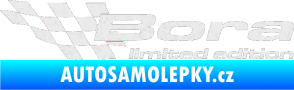 Samolepka Bora limited edition levá Ultra Metalic bílá