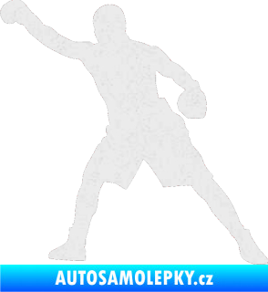 Samolepka Boxer 002 levá Ultra Metalic bílá