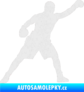 Samolepka Boxer 002 pravá Ultra Metalic bílá