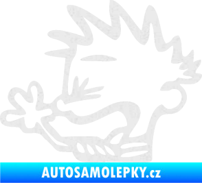 Samolepka Boy tůdle nůdle levá Ultra Metalic bílá