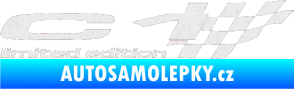Samolepka C1 limited edition pravá Ultra Metalic bílá