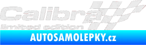 Samolepka Calibra limited edition pravá Ultra Metalic bílá