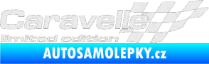 Samolepka Caravelle limited edition pravá Ultra Metalic bílá