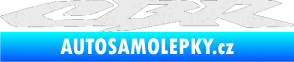 Samolepka CBR 001 Ultra Metalic bílá