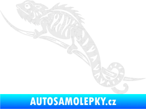 Samolepka Chameleon 003 levá Ultra Metalic bílá