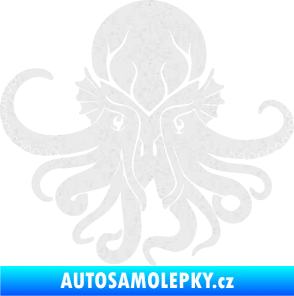 Samolepka Chobotnice 002 levá Ultra Metalic bílá