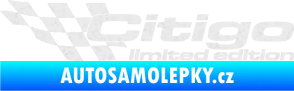 Samolepka Citigo limited edition levá Ultra Metalic bílá