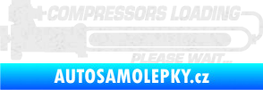 Samolepka Compressors loading pravá Ultra Metalic bílá