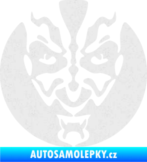 Samolepka Ďábel 001 Ultra Metalic bílá
