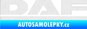 Samolepka DAF Ultra Metalic bílá