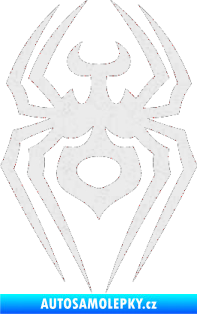 Samolepka Pavouk 008 Ultra Metalic bílá