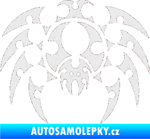 Samolepka Pavouk 012 Ultra Metalic bílá