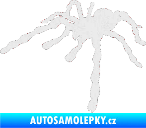 Samolepka Pavouk 013 - levá Ultra Metalic bílá