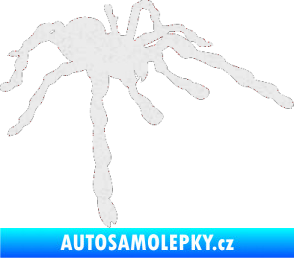Samolepka Pavouk 013 - pravá Ultra Metalic bílá