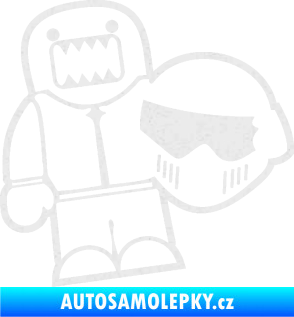 Samolepka Domo 015 levá  Stig Ultra Metalic bílá