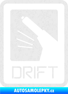 Samolepka Drift 004 Ultra Metalic bílá