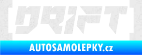 Samolepka Drift 006 nápis Ultra Metalic bílá