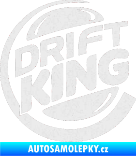 Samolepka Drift king Ultra Metalic bílá