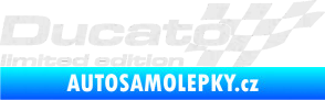Samolepka Ducato limited edition pravá Ultra Metalic bílá